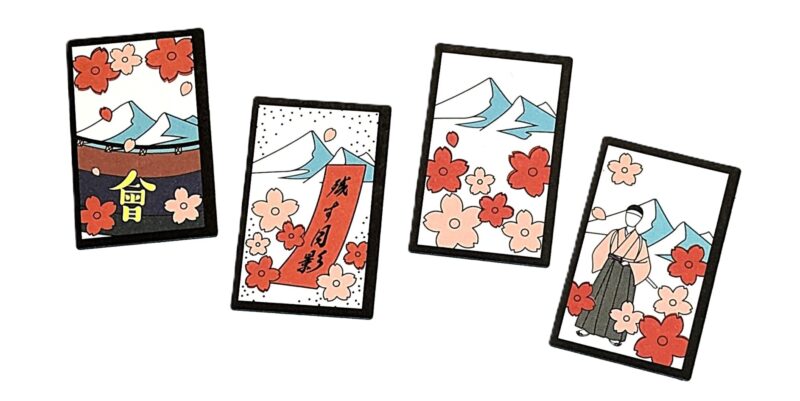 Aizu Hanafuda (March: Cherry blossoms and Bandai)