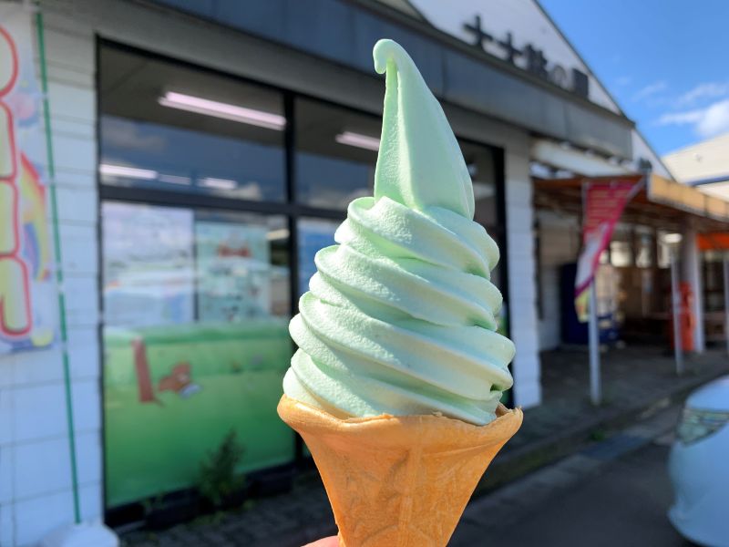 ししとうソフトクリーム