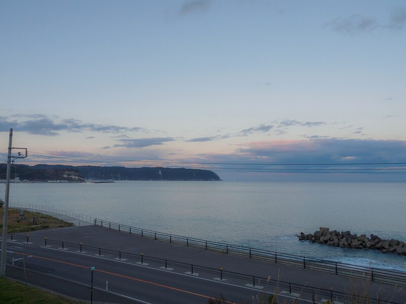 The sea as seen from the observation deck in Noda Village, Kunohe District, Iwate Prefecture