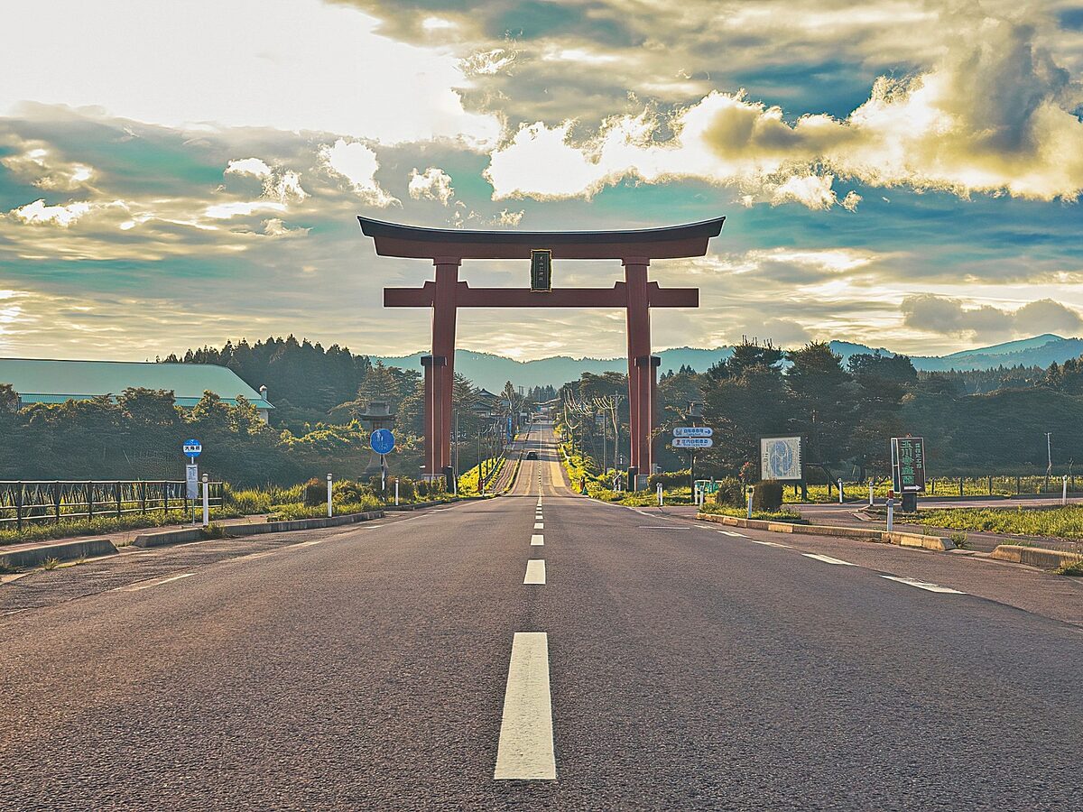 羽黒山大鳥居