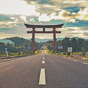 羽黒山大鳥居