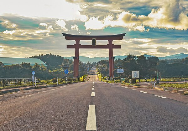 羽黒山大鳥居
