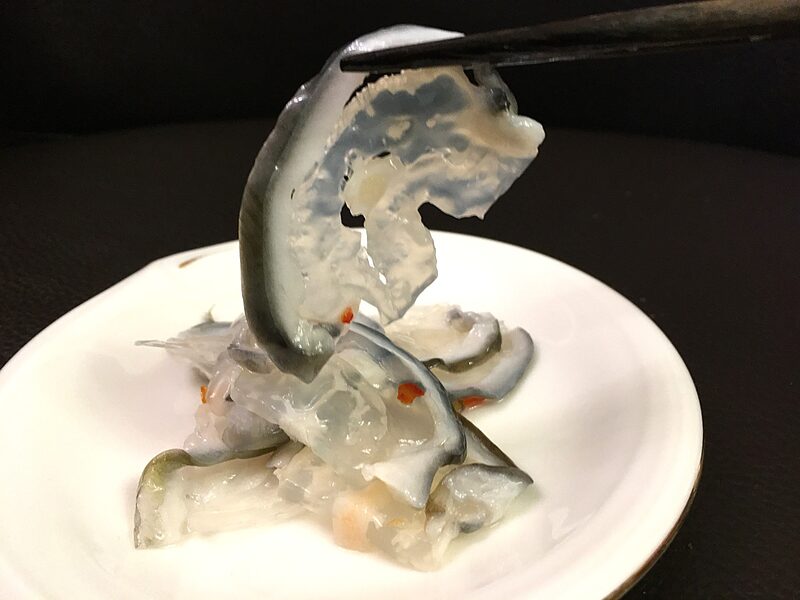 Salted salmon head