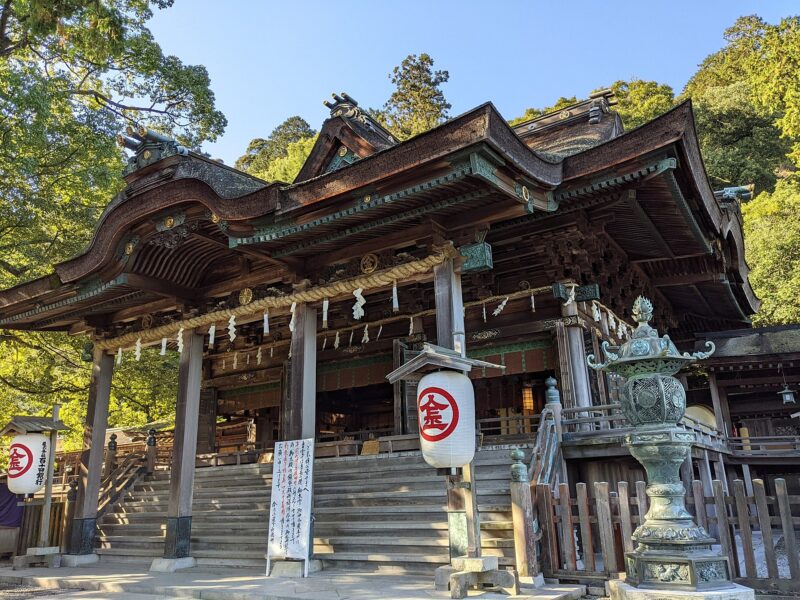 Le hall principal du sanctuaire Kotohira (préfecture de Kagawa)