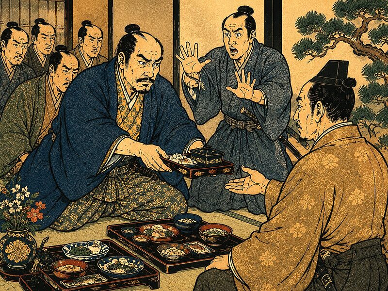 政宗为德川秀忠上菜(图)