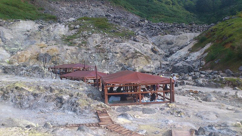 玉川温泉の岩盤浴場