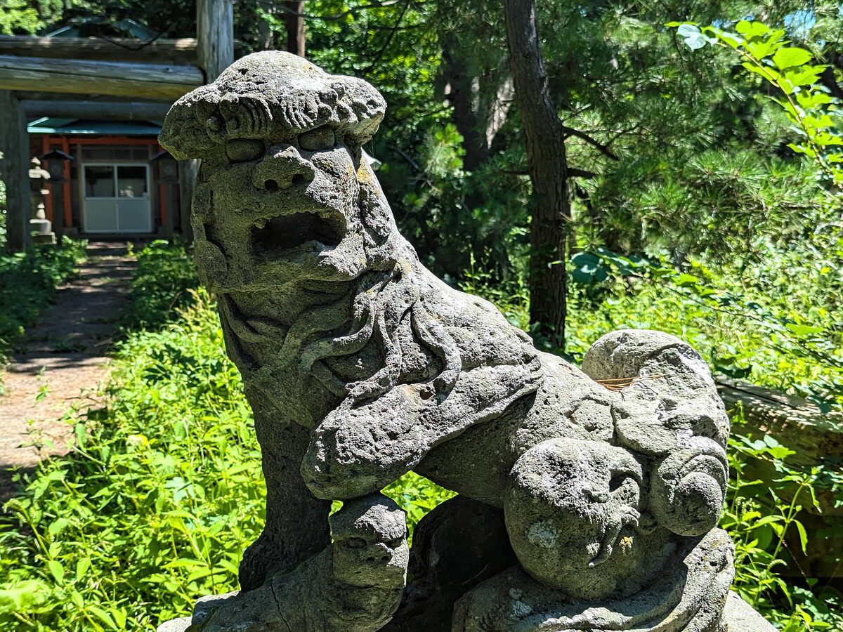 相内神明宮の狛犬