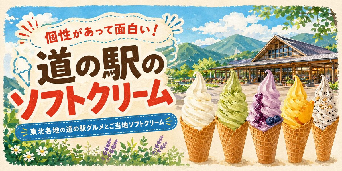 道の駅のご当地ソフトクリーム