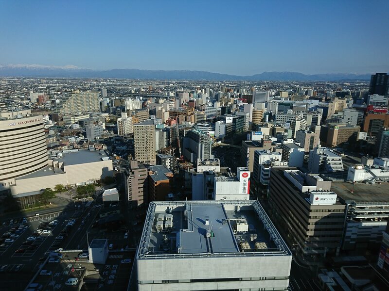 新潟市の中心市街地