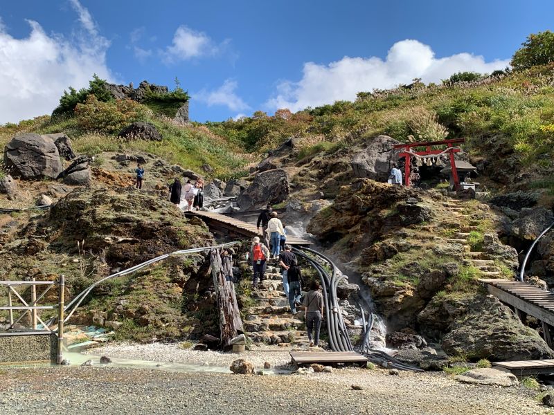 須川温泉の源泉