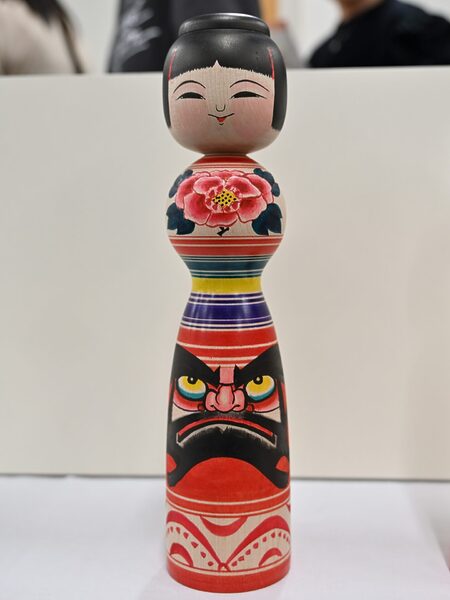 「第71回全国こけし祭り」のこけしコンクールの出品作品