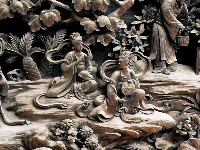 天女の彫刻