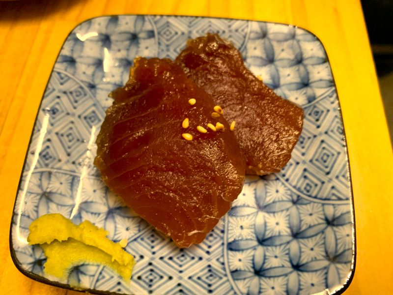Marinated tuna that captivated this tuna lover