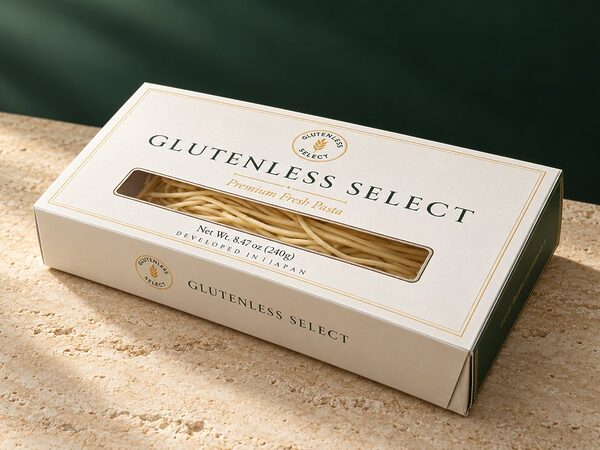 GLUTENLESS SELECT 半生パスタのパッケージ