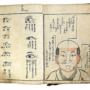 A guide to physiognomy (owned by Tono City Museum)